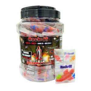 Rock It THC Gummies - 1500mg D8, THC-B, THC-P & HHC-O Infused