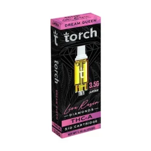 Torch THC-A Live Resin Diamonds 510 Cartridge 3.5gm