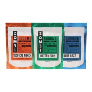 Zombi Delta 8 THC + THCa Gummies 5000mg