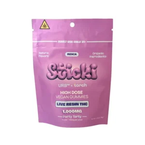 URB x TORCH Sticki Live Resin THC 1000MG Gummies