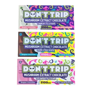 Dozo Don't Trip Mushroom Extract Belgian Chocolate 5100mg