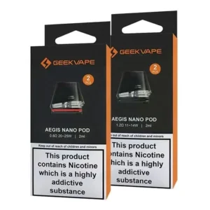 Geek Vape Aegis Nano 0.6ohms Replacement Pods 2/pk