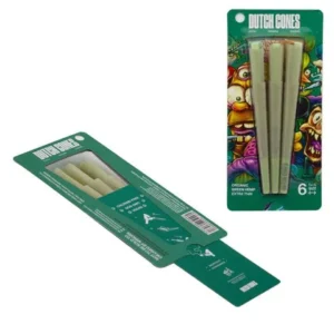 Dutch Cones | 1 1/4 Size Green Organic Hemp Pre-rolled Cones