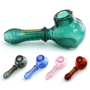 Lulu Glass Hand Pipe 4.5 inch with Screen & Deep Bowl