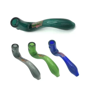 Kandy Glass Hand Pipe 5.5" Sherlock Design