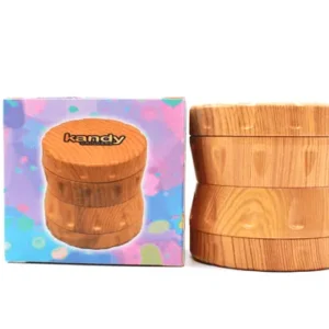 Kandy Grinder Wooden 64mm 4pts Drum Shape