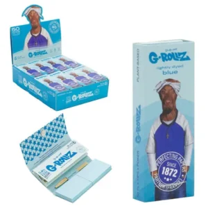 G-ROLLZ | Pets Rock - Lightly Dyed Blue - 50 1 1/4 Papers + Tips